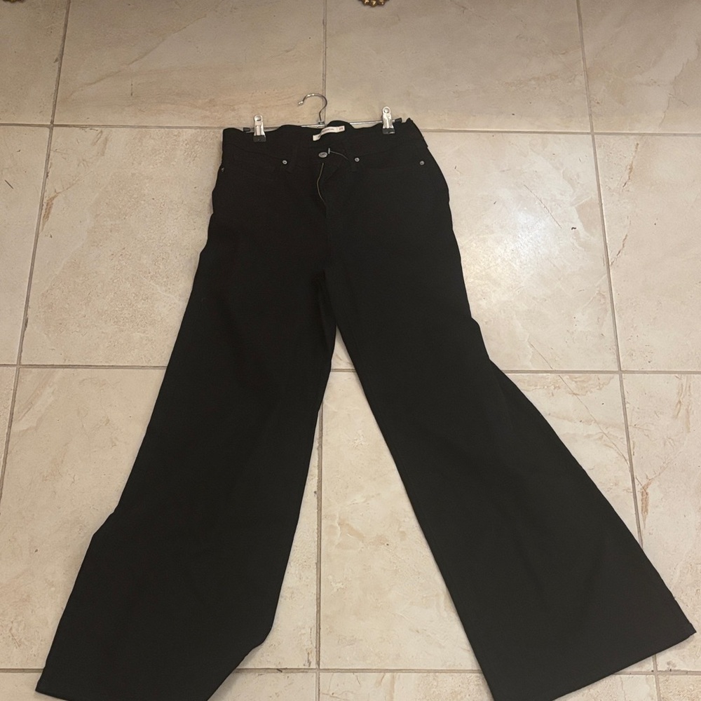 Wide Leg Black Women’s Jeans